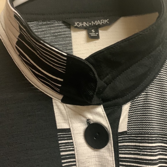 John Mark Black/white Top - Picture 3 of 5